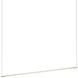 Z-Bar LED 0.5 inch Silver Pendant Ceiling Light